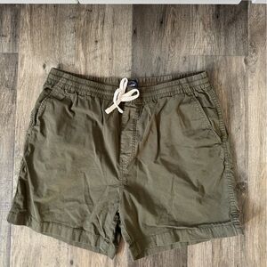J. Crew Olive Green Men’s Flat Front Shorts